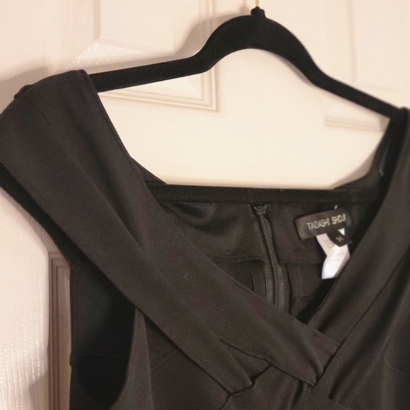 Tadashi SHOJI Black Off Shoulder Dress size M - Picture 15 of 16